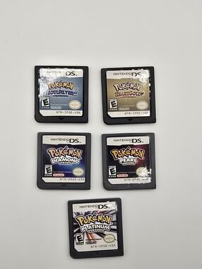 DS Lot 5 Games Pokemon Collection Copy/Reproduction Nintendo Games
